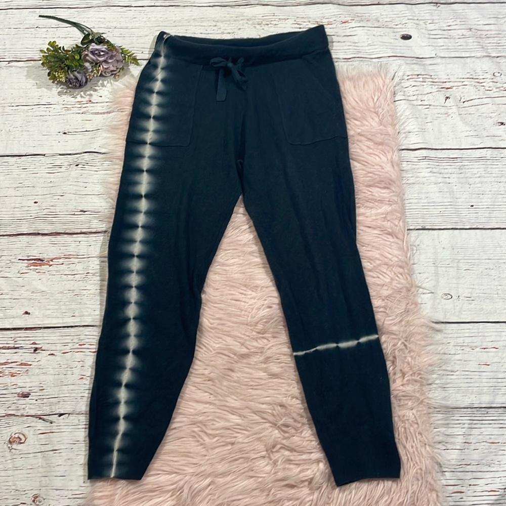 Women's Black Tie-Dye Jogger Pants
